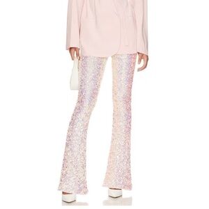 Revolve X MAJORELLE Trish Sequin Pant in Iridescent Multi size Small NWT